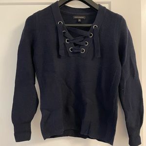 Banana Republic Lace Up Sweater
